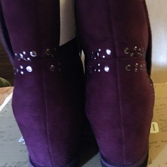 Dream out Loud Ankle burgundy Boots by Selena Gomez size 10 - Picture 5 of 12